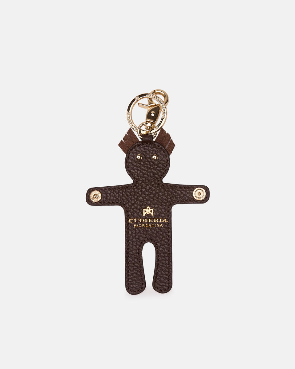 CHARM Chocolate  - Key Holders - Women's Accessories - Accessories - Cuoieria Fiorentina