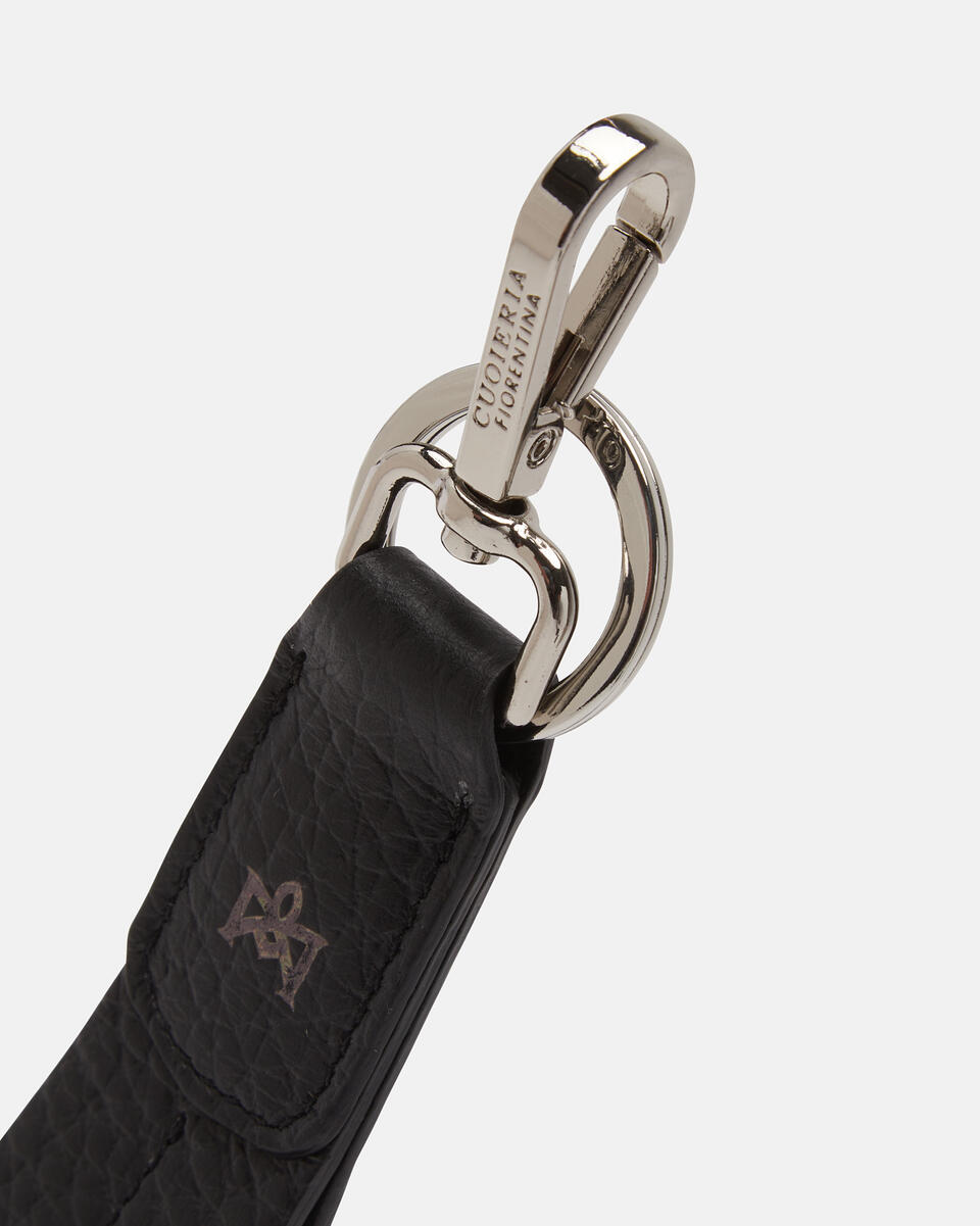 KEYCHAIN Black  - Key Holders - Men's Accessories - Accessories - Cuoieria Fiorentina