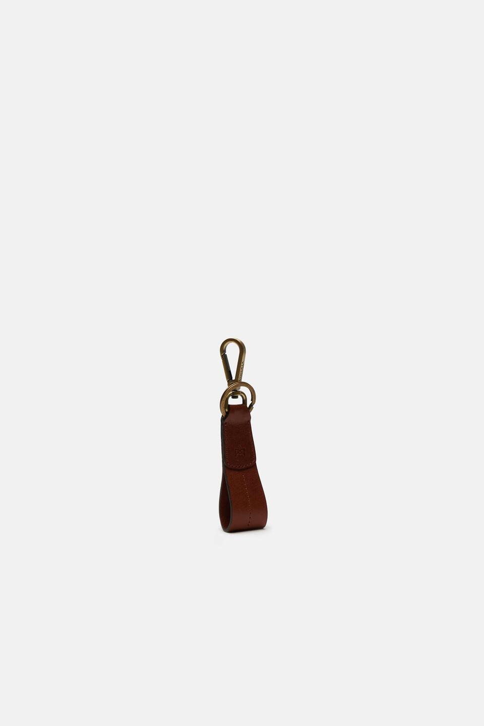 KEYCHAIN Brown  - Key Holders - Men's Accessories - Accessories - Cuoieria Fiorentina