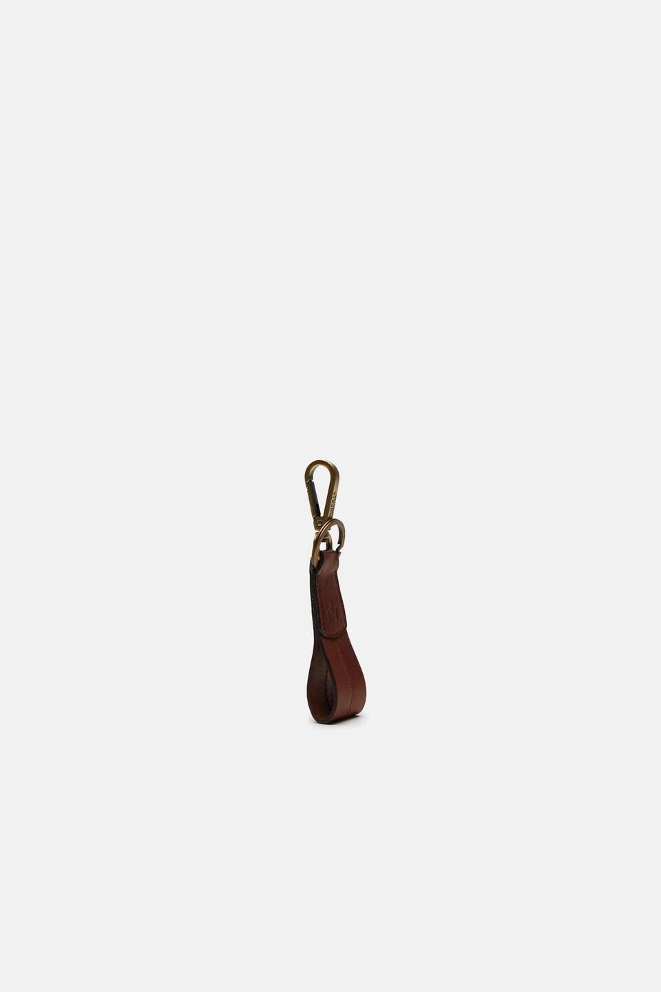 KEYCHAIN Brown  - Key Holders - Men's Accessories - Accessories - Cuoieria Fiorentina