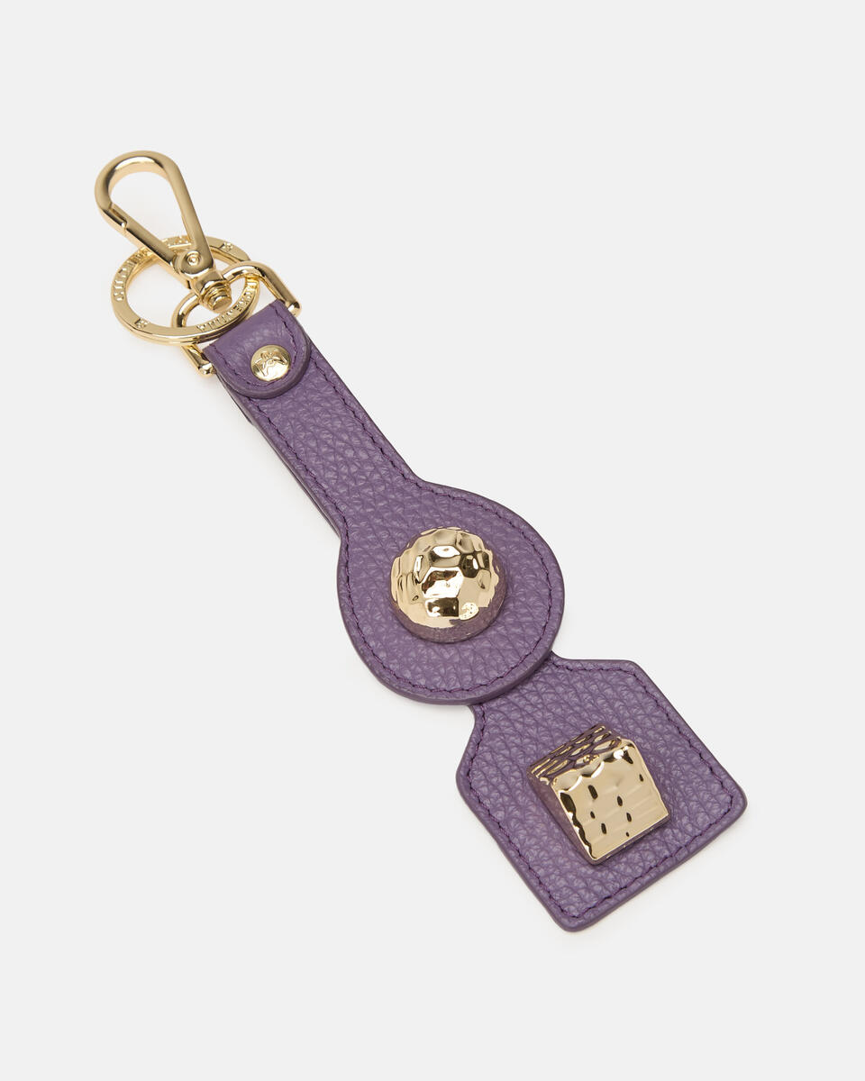 LEATHER CHARM Lavander  - Key Holders - Women's Accessories - Accessories - Cuoieria Fiorentina