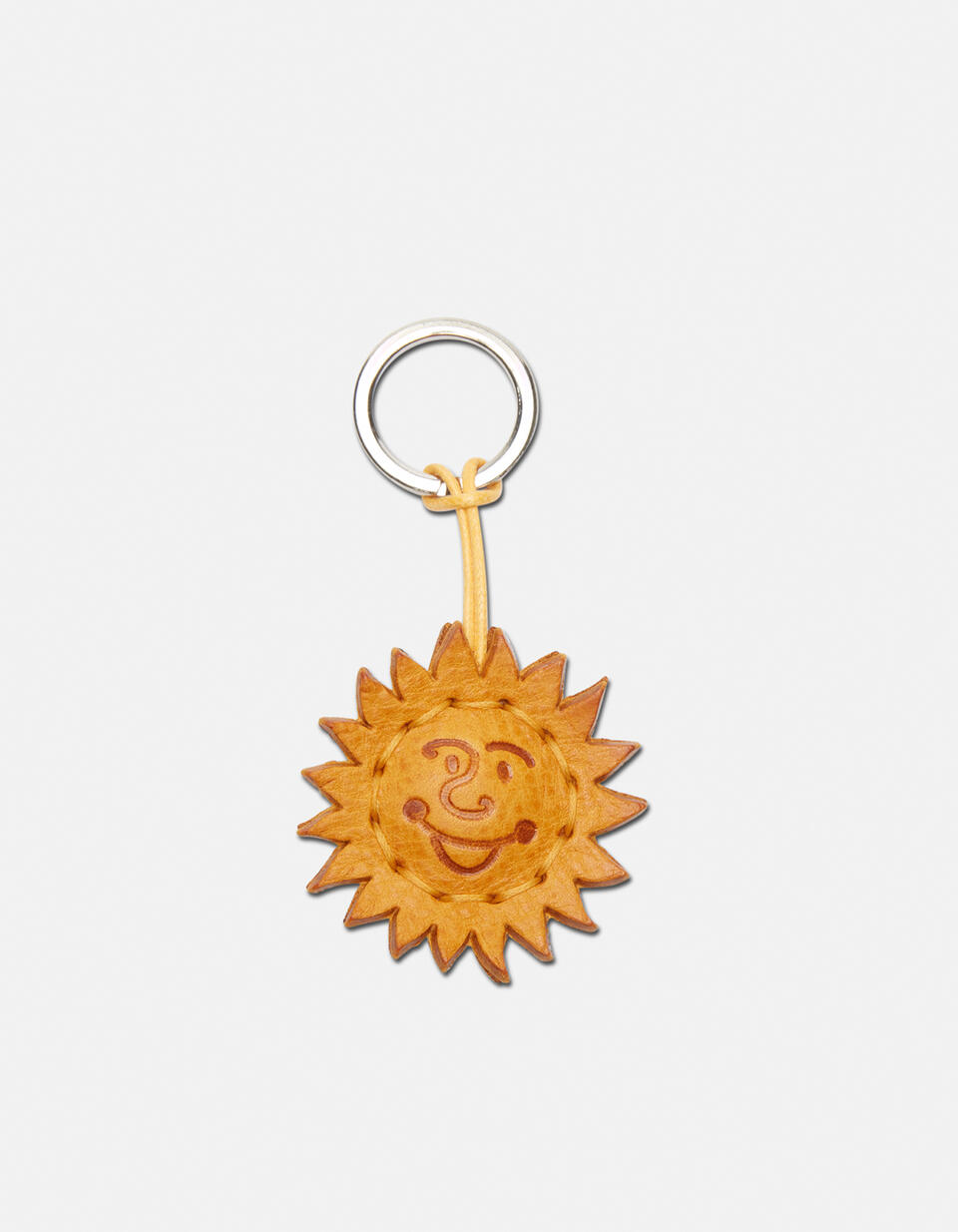 KEYCHAIN Yellow  - Key Holders - Women's Accessories - Accessories - Cuoieria Fiorentina