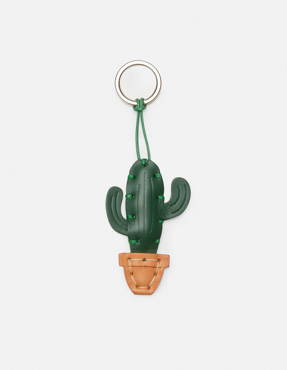 KEYCHAIN Green  - Key Holders - Women's Accessories - Accessories - Cuoieria Fiorentina