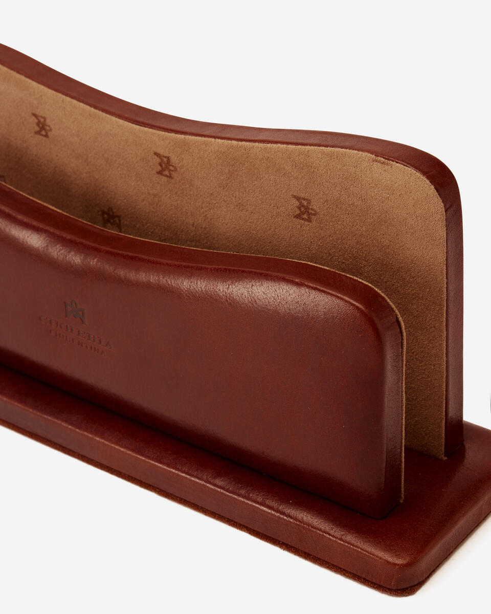 Letter holder Brown  - Office - Briefcases - Cuoieria Fiorentina