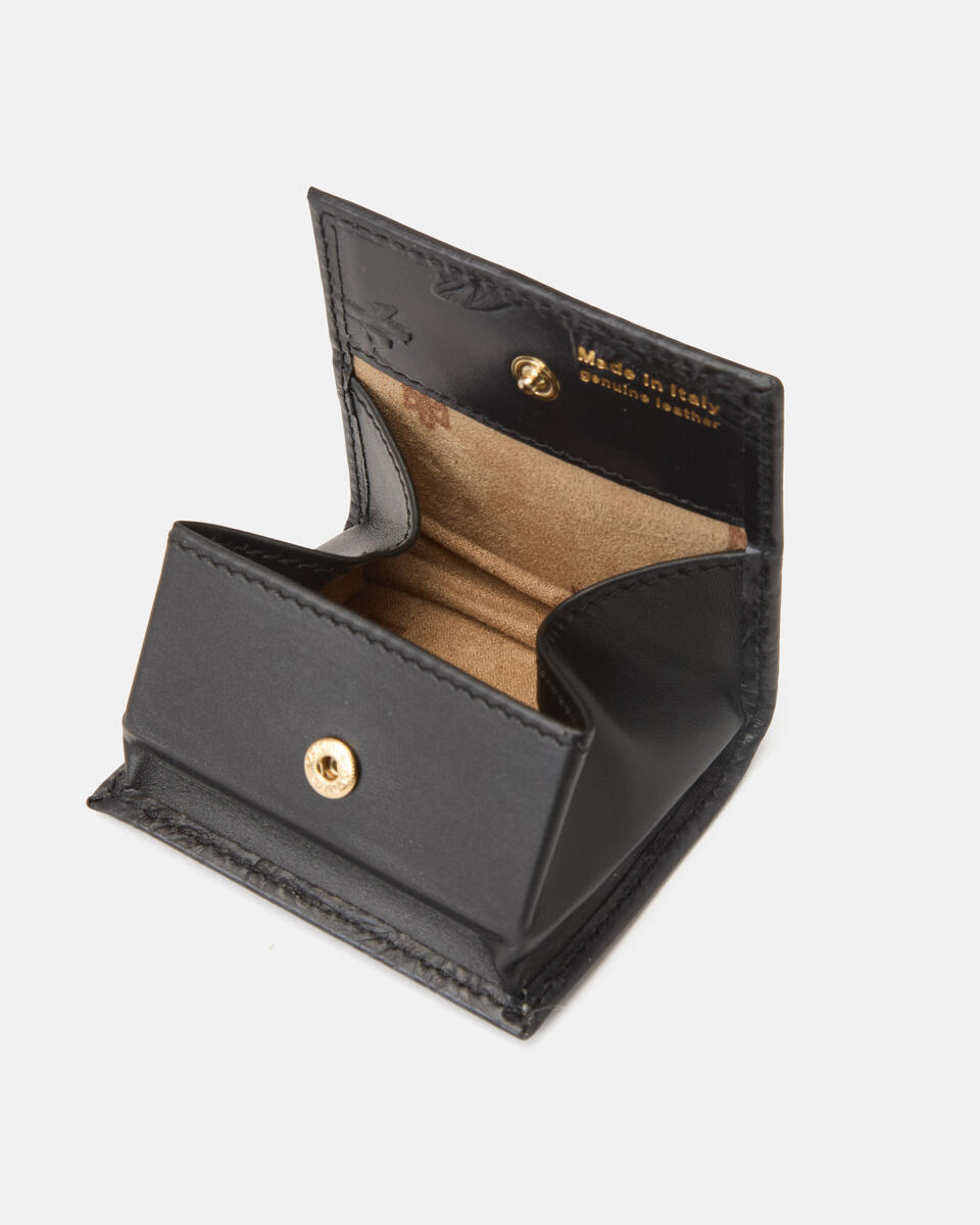 Coin purse Black  - Women's Wallets - Women's Wallets - Wallets - Cuoieria Fiorentina