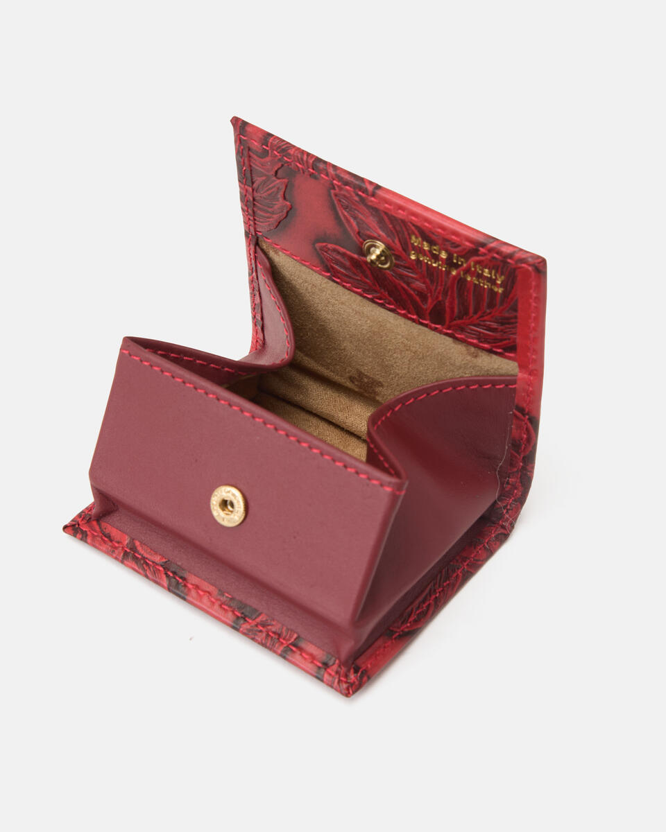 Coin purse Red  - Women's Wallets - Women's Wallets - Wallets - Cuoieria Fiorentina