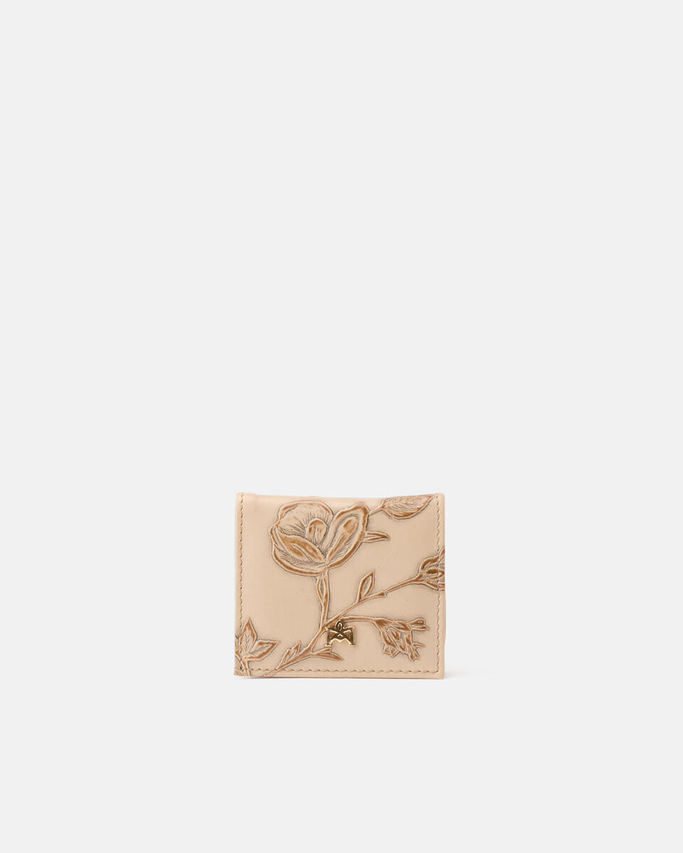 Coin purse Taupe  - Women's Wallets - Women's Wallets - Wallets - Cuoieria Fiorentina