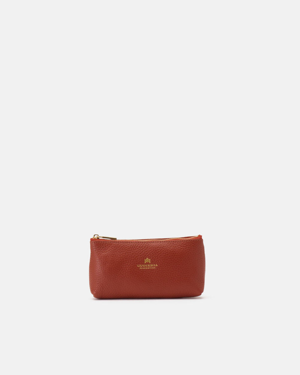 Key pouch Brick  - Necessaire - Women's Accessories - Accessories - Cuoieria Fiorentina