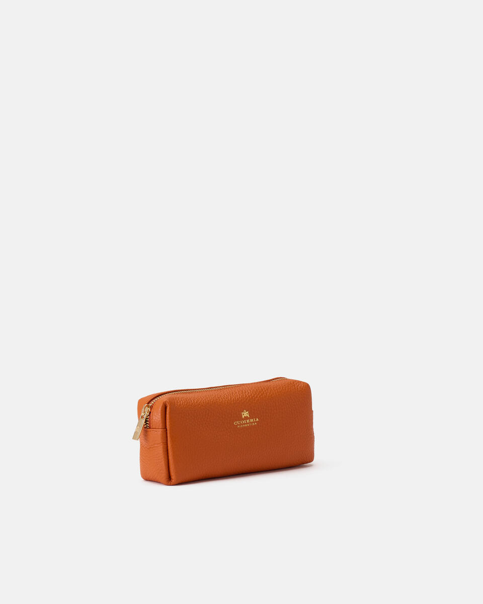 Make up case Orange  - Necessaire - Women's Accessories - Accessories - Cuoieria Fiorentina
