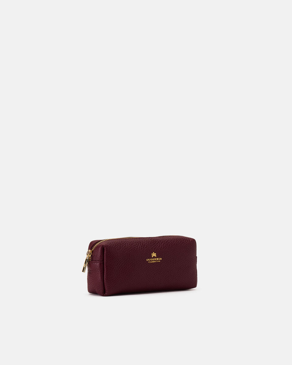 Make up case Bordeaux  - Necessaire - Women's Accessories - Accessories - Cuoieria Fiorentina