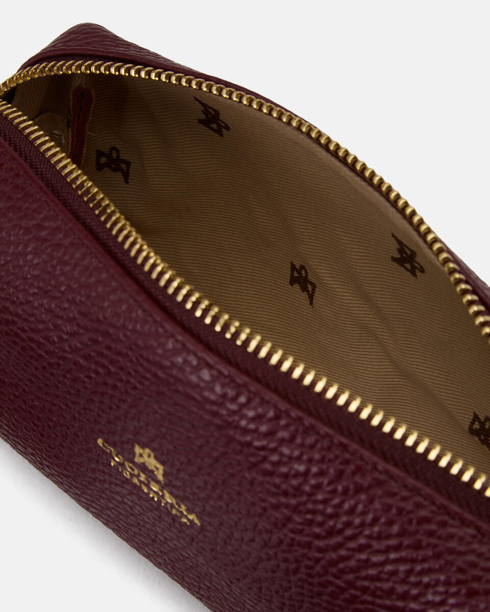 Make up case Bordeaux  - Necessaire - Women's Accessories - Accessories - Cuoieria Fiorentina
