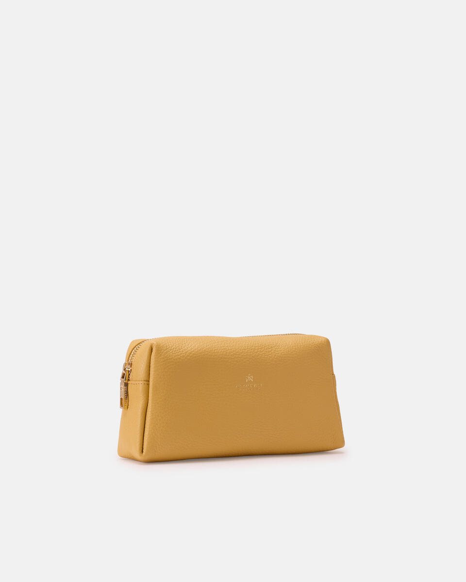 Large make up case Yellow  - Necessaire - Women's Accessories - Accessories - Cuoieria Fiorentina