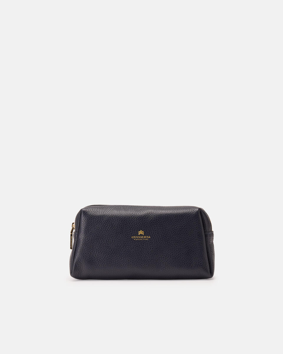 Large make up case Navy  - Necessaire - Women's Accessories - Accessories - Cuoieria Fiorentina
