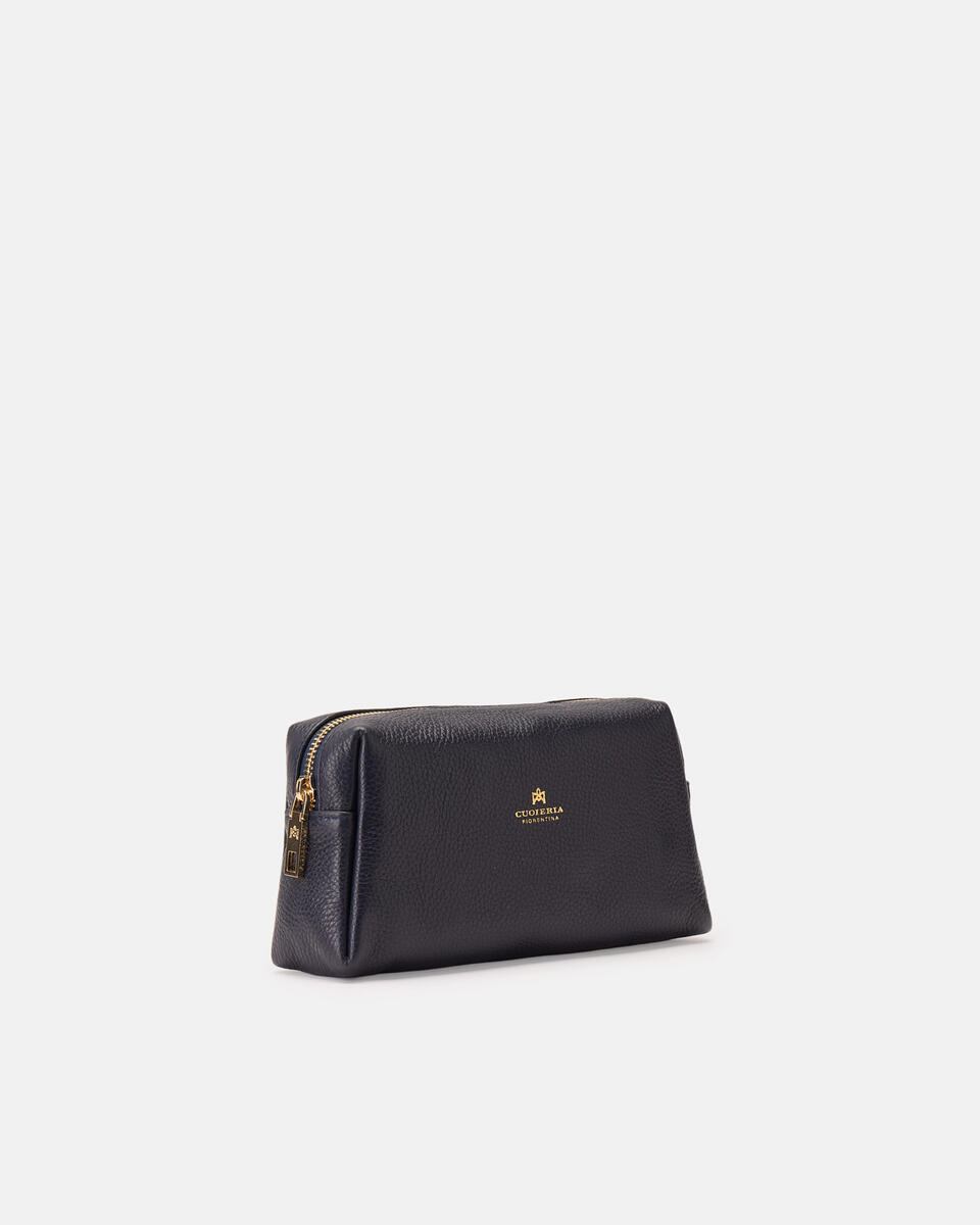 Large make up case Navy  - Necessaire - Women's Accessories - Accessories - Cuoieria Fiorentina