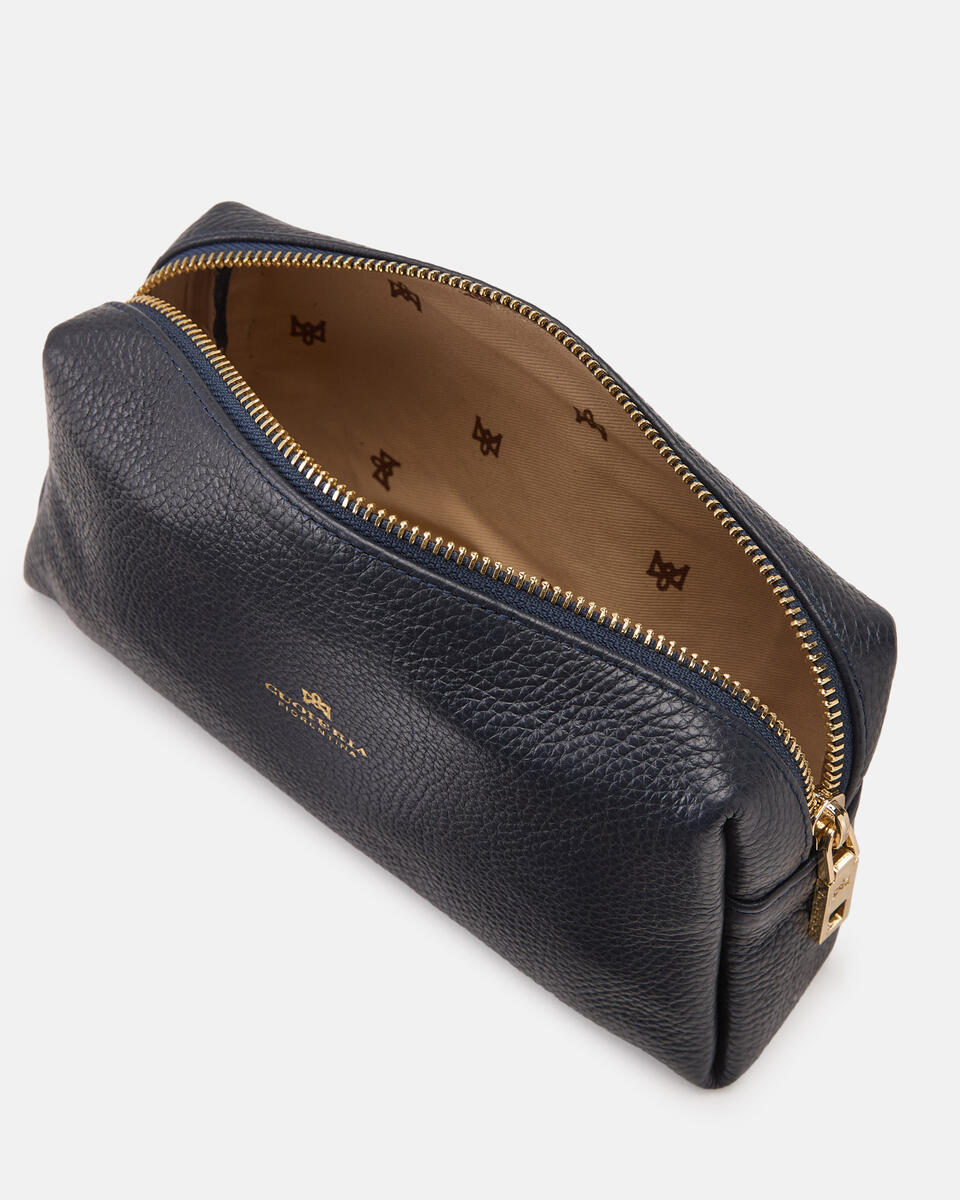 Large make up case Navy  - Necessaire - Women's Accessories - Accessories - Cuoieria Fiorentina
