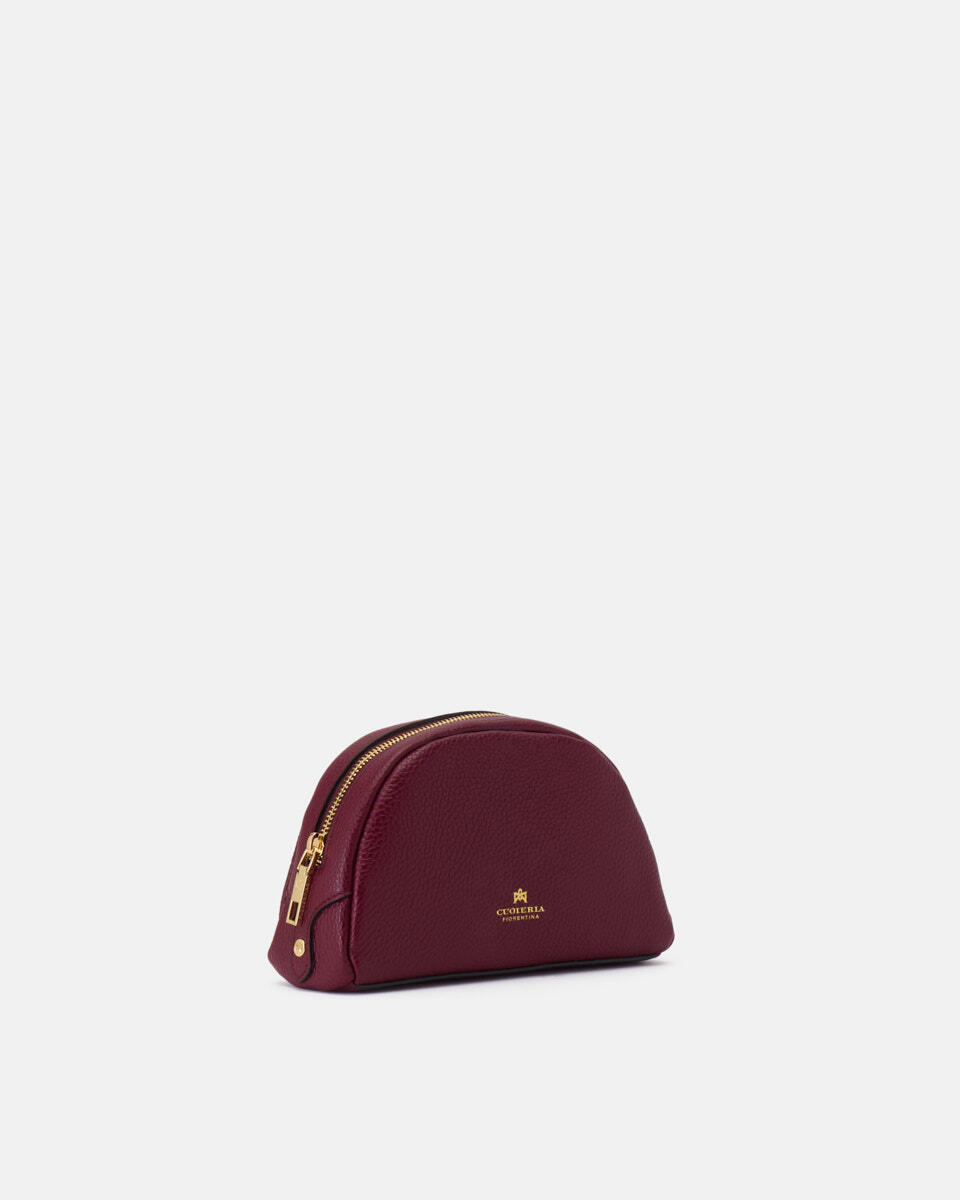 Lua Portatrucchi Bordeaux  - Necessaire - Women's Accessories - Accessories - Cuoieria Fiorentina