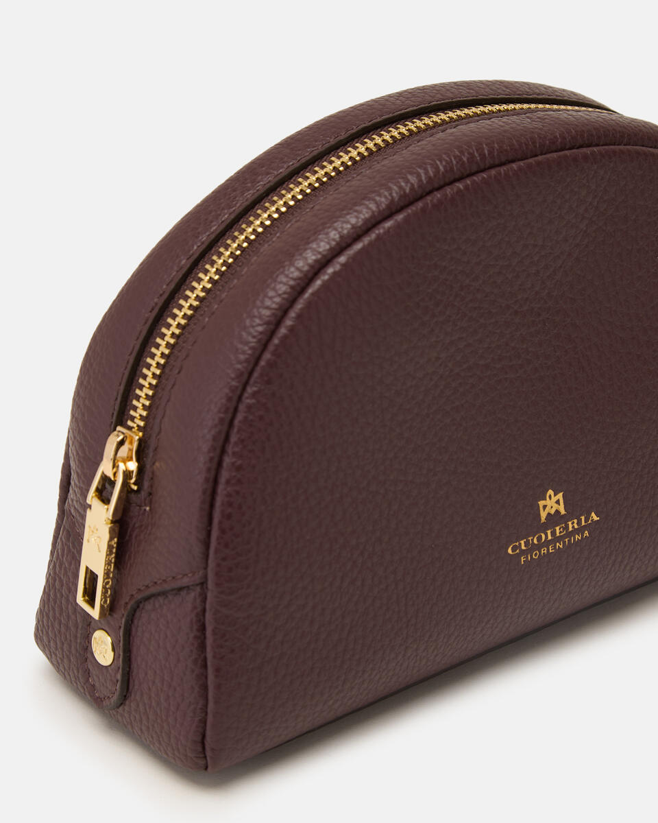 Lua Portatrucchi Coffee  - Necessaire - Women's Accessories - Accessories - Cuoieria Fiorentina