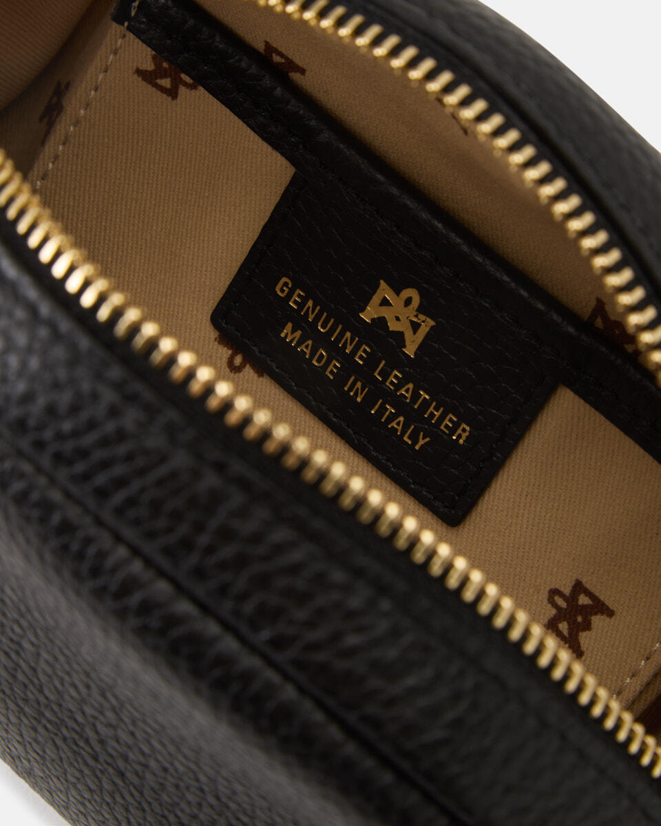 Lua Portatrucchi Black  - Necessaire - Women's Accessories - Accessories - Cuoieria Fiorentina