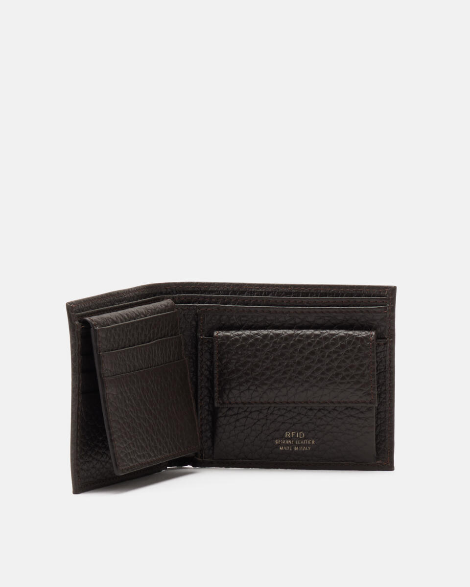 WALLET Dark brown  - Women's Wallets - Men's Wallets - Wallets - Cuoieria Fiorentina