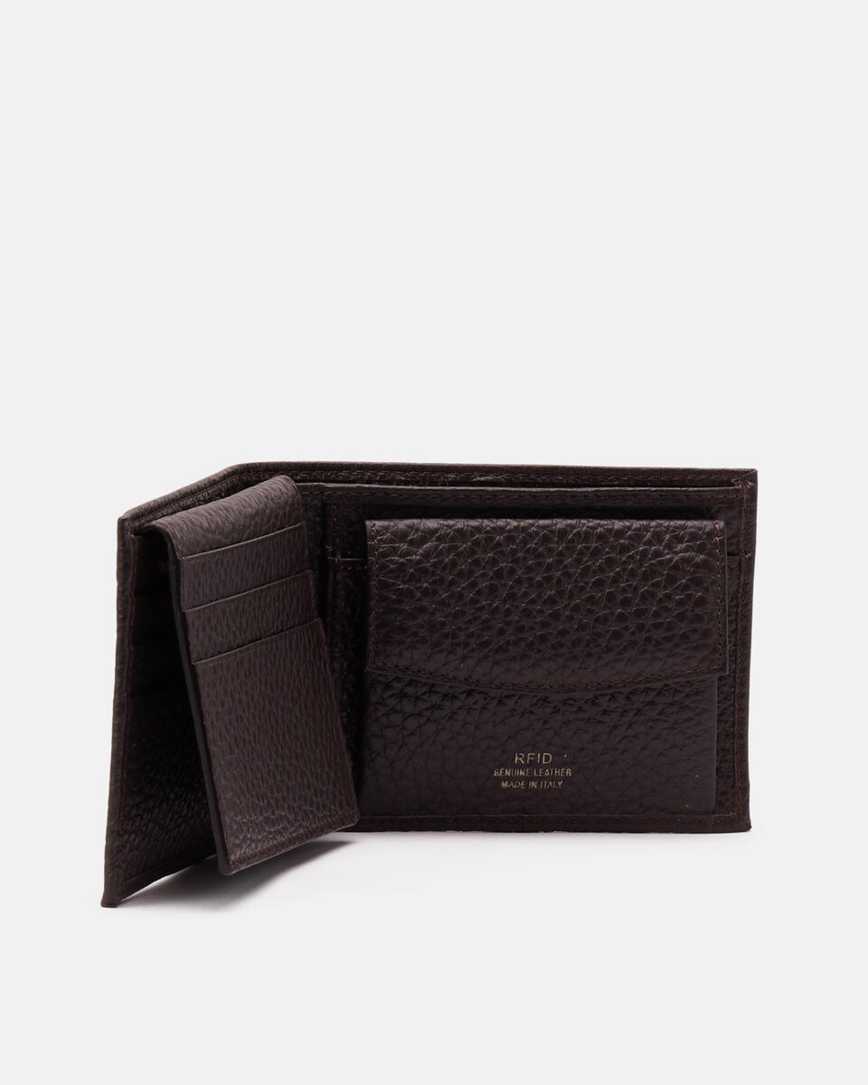 LARGE WALLET Dark brown  - Women's Wallets - Men's Wallets - Wallets - Cuoieria Fiorentina