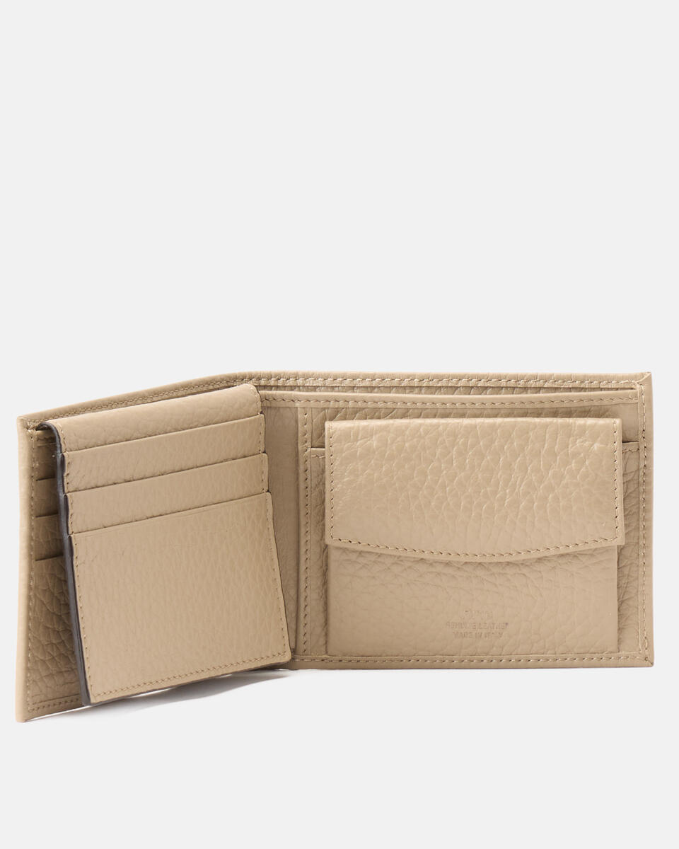 LARGE WALLET Taupe  - Cuoieria Fiorentina