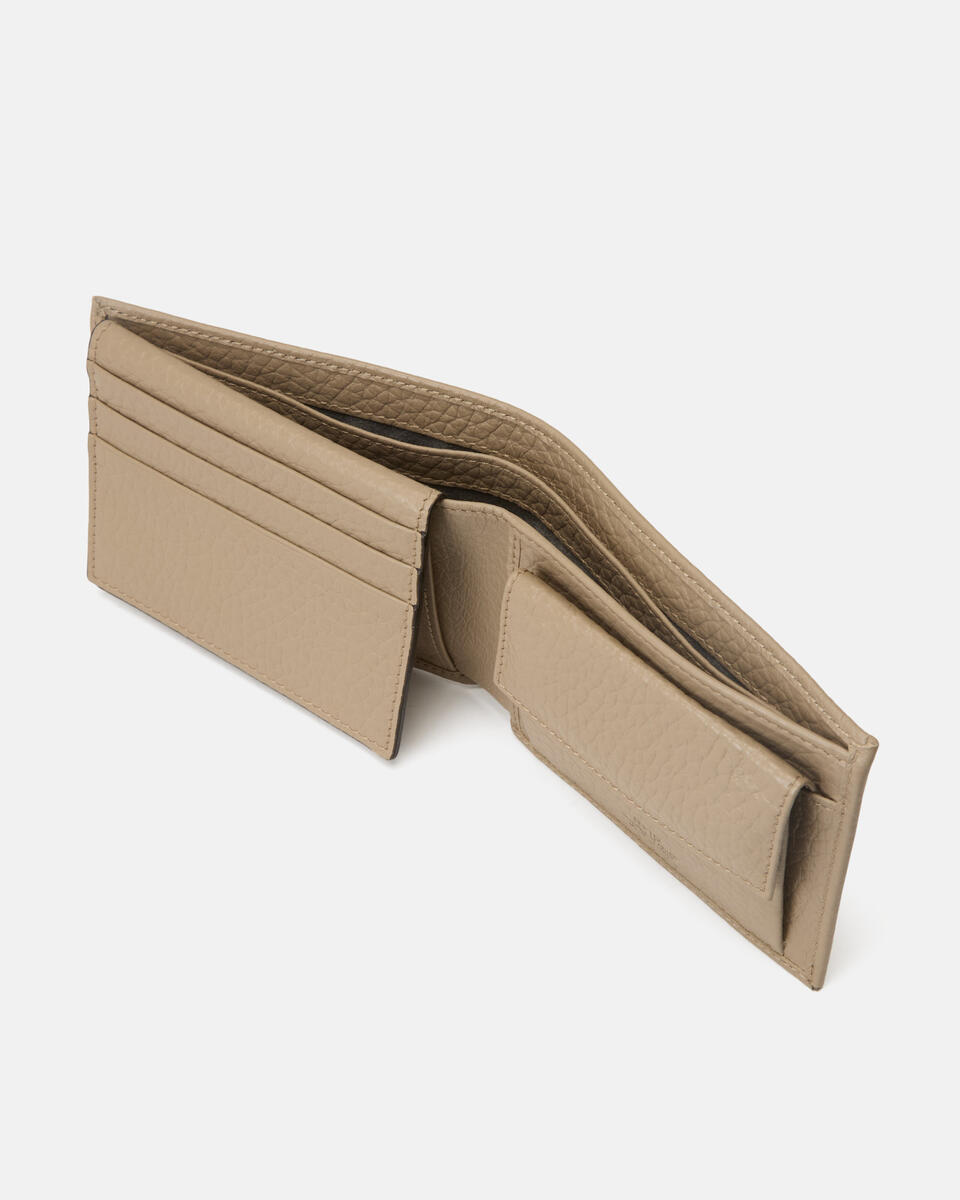 LARGE WALLET Taupe  - Cuoieria Fiorentina