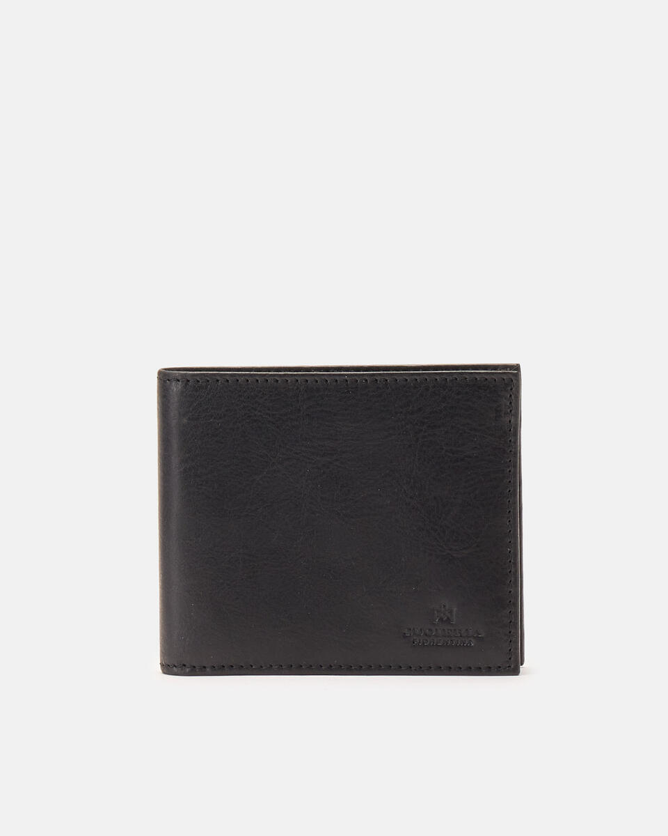 WALLET WITH DOCUMENT COMPARTMENT Black  - Women's Wallets - Men's Wallets - Wallets - Cuoieria Fiorentina