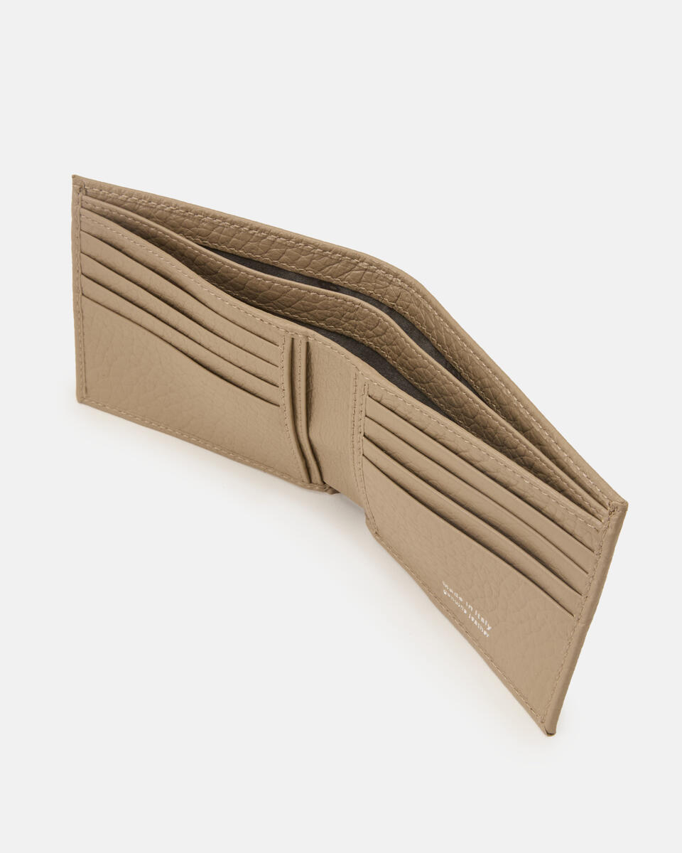 BASIC WALLET Taupe  - Men's Wallets - Wallets - Cuoieria Fiorentina