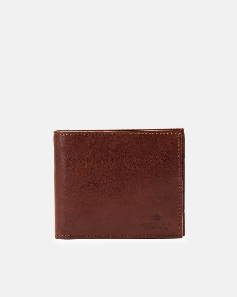Wallet with coin purse Brown  - Women's Wallets - Men's Wallets - Wallets - Cuoieria Fiorentina