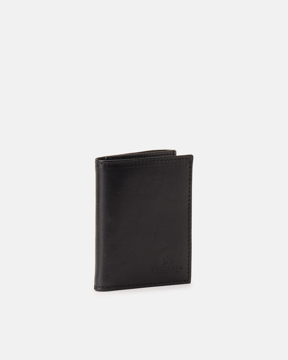 TRIFOLD WALLET Black  - Women's Wallets - Men's Wallets - Wallets - Cuoieria Fiorentina