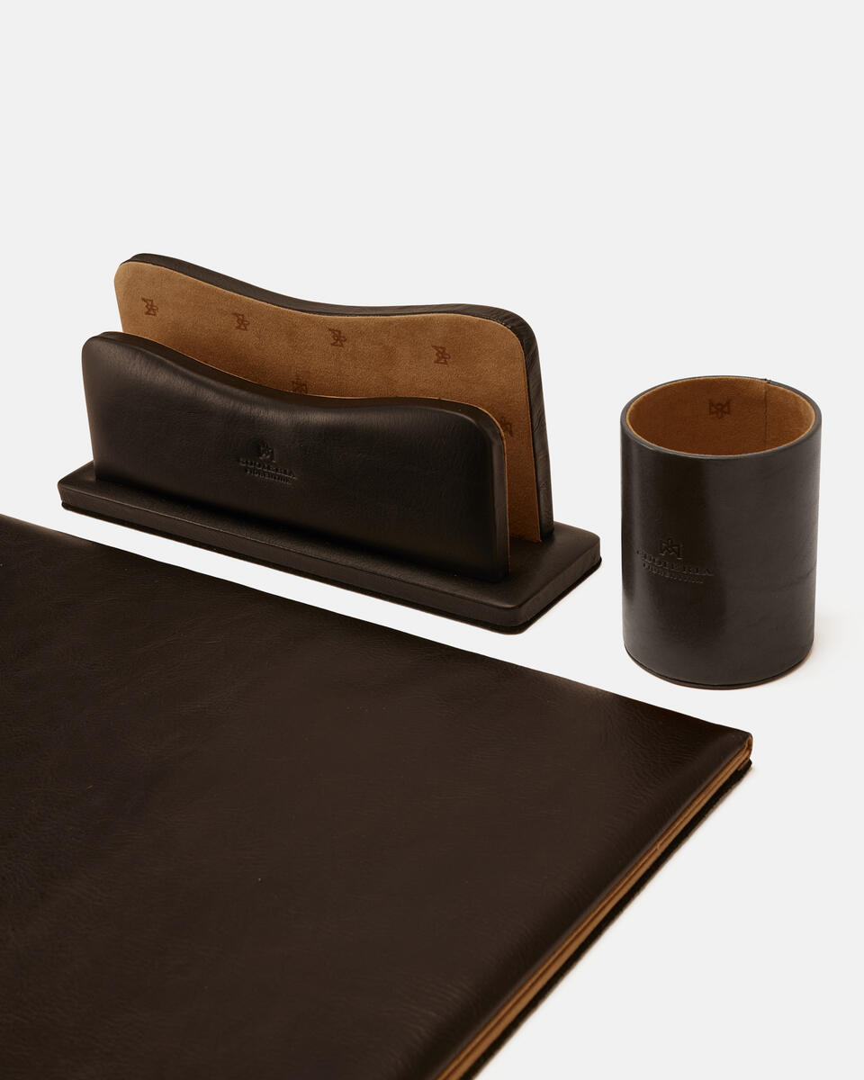 Desk set Black  - Office - Briefcases - Cuoieria Fiorentina